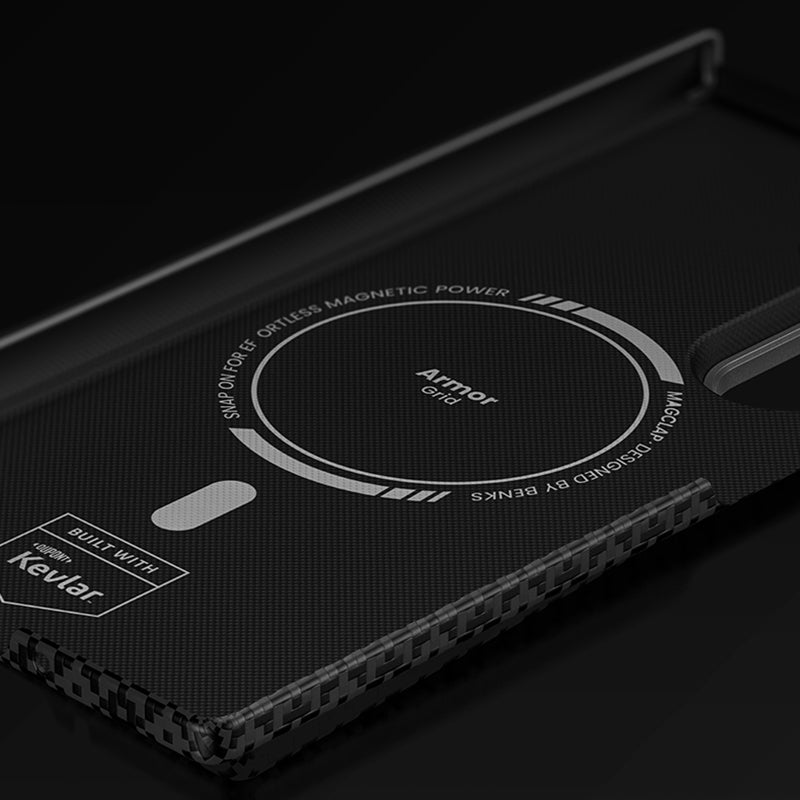Benks ArmorAir ArmorGrid Serisi Galaxy Z Fold 7 M-Safe Kevlar Telefon Kılıfı Benks ArmorAir ArmorGrid Serisi Galaxy Z Fold 7 M-Safe Kevlar Telefon Kılıfı